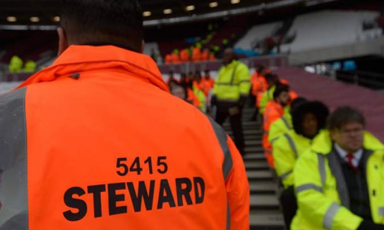 Stewarding at West Ham