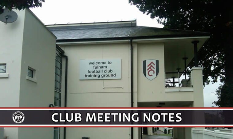 Notes from February meeting with FFC