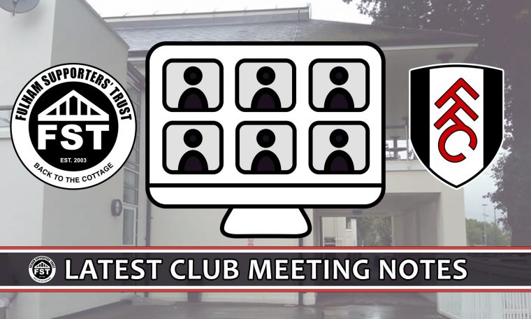 Notes from February Meeting with FFC