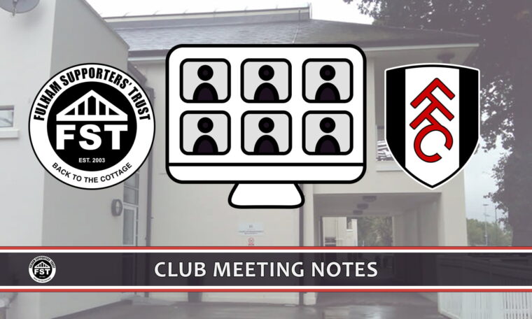 Notes from December meeting with FFC