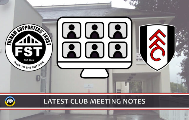 Notes from May meeting with FFC