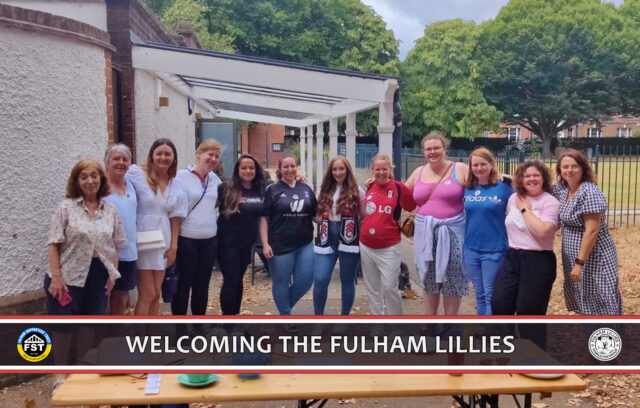 Welcoming the Fulham Lillies
