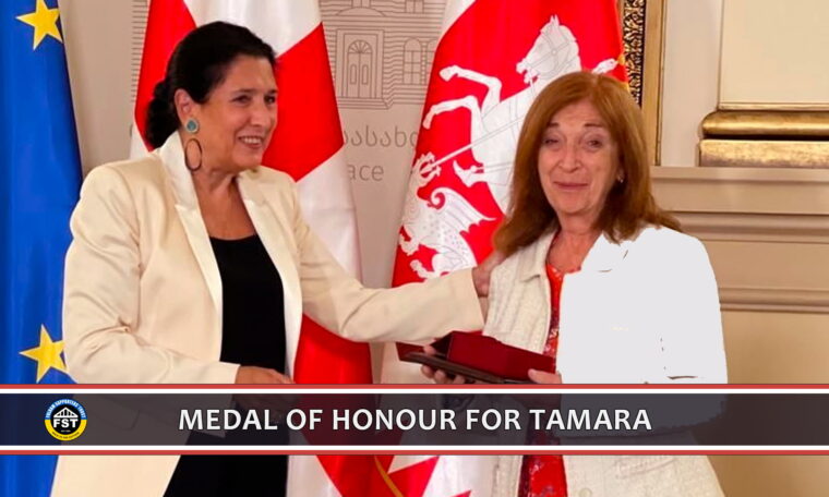 Award for board member Tamara