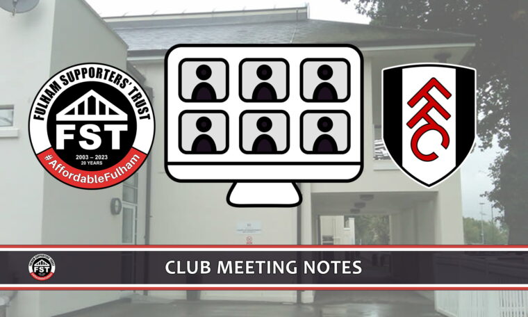 Notes from February meeting with FFC